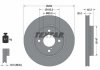 Фото автозапчасти тормозной диск передний левый/правый (без штифта крепления колеса) SUZUKI BALENO, SWIFT V 1.0-1.2H 02.16- TEXTAR 92303703 (фото 1)