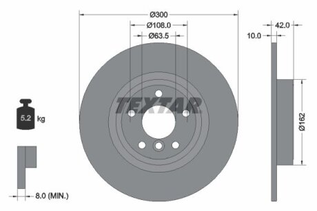 Фото автозапчасти автозапчасть TEXTAR 92309505