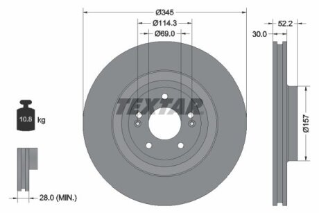 Фото автозапчасти автозапчасть TEXTAR 92315103