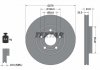 Фото автозапчастини гальмівний диск передній лівий/правий FORD PUMA 1.0-1.5D 09.19- TEXTAR 92327503 (фото 2)