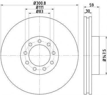 Тормозной диск TEXTAR 93177603 (фото 1)