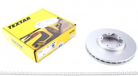 Гальмівний диск передній лівий/правий (без штифта кріплення колеса) FORD TOURNEO CUSTOM V362, TRANSIT CUSTOM V362, TRANSIT V363 2.0D/2.0DH/2.2D 04.12- TEXTAR 93260603 (фото 1)