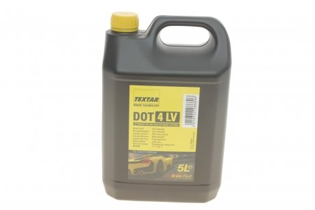 Жидкость тормозная DOT4 LV Class 6 (5L) (ABS/ESP) TEXTAR 95006300 (фото 1)