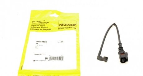 Датчик износа тормозных колодок (задних) VW Crafter 2.0TDI 16- TEXTAR 98059500 (фото 1)