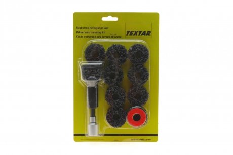 Набір інструментів для очистки шпильок маточини колеса (чистячий шків) TEXTAR TEX1037