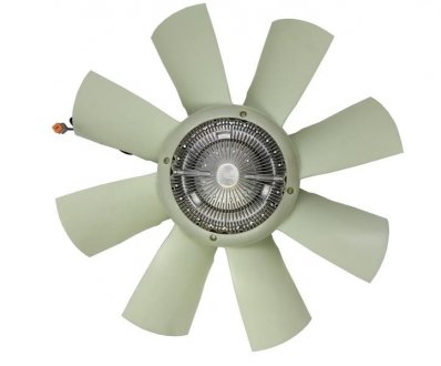 Муфта вентилятора радиатора (с вентилятором, 750 мм, количество лопастей 8, количество контактов 6) SCANIA P,G,R,T DC11.08-DT16.08 03.04- THERMOTEC D5SC004TT (фото 1)