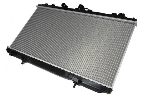 Радиатор двигателя (МКПП, исполнение: спаянный) NISSAN ALMERA II, PRIMERA 1.5-1.8 01.00-10.08 THERMOTEC D71005TT (фото 1)