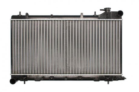 Радиатор двигателя (МКПП, исполнение: штампованный) SUBARU IMPREZA 1.6/1.8/2.0 08.92-12.00 THERMOTEC D77010TT (фото 1)