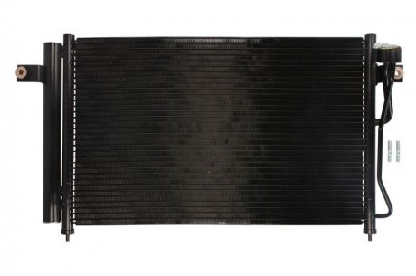 Радиатор кондиционера (с осушителем) HYUNDAI GETZ 1.1-1.6 09.02-12.10 THERMOTEC KTT110152 (фото 1)