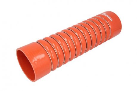Патрубок интеркулера (100ммx405mm, красный) DAF 95 XF, XF 95 VF390M-XF355M 01.97-12.06 THERMOTEC SI-DA04 (фото 1)