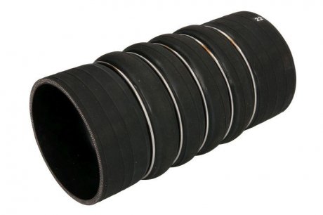 Патрубок интеркулера (95ммx210мм, черный) MERCEDES AXOR, AXOR 2, CITARO (O 530), CONECTO (O 345), TOURISMO (O 350), TRAVEGO (O 580); SETRA 400 M476.930-OM942.911 08.95- THERMOTEC SI-ME01 (фото 1)