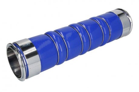 Патрубок интеркулера (впускная сторона, 80ммx390мм, голубое) VOLVO FH, FH12, FH16 D12A340-D16G700 08.93- THERMOTEC SI-VO04 (фото 1)