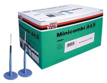 Штифт шинний A4.5 Minicombi (уп. 40 шт., ціна за 40 шт.) - рекомендовано використовувати разом з активатором того ж виробника. TIP TOPOL 511-3216