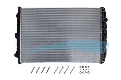 Радиатор охлаждения DAF XF105 >2005 1067x748x42mm (без рамок) TITAN-X DF2035N