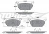 Фото автозапчастини гальмiвнi колодки дисковi TOMEX 1703 (фото 1)