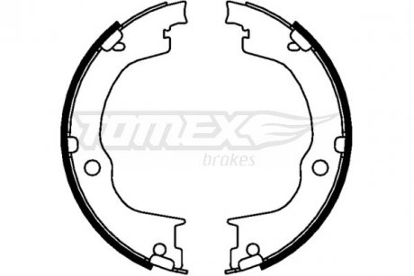 Гальмiвнi колодки барабаннi TOMEX 2277