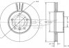 Фото автозапчастини гальмiвнi диски TOMEX 7295 (фото 1)