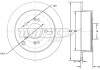 Фото автозапчастини диск гальмівний (задній) Hyundai Santa Fe 01-/Tucson 04-/ix35/Kia Sportage 10- (284x10)(з покр)(повн) TOMEX TX7149 (фото 1)