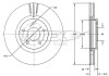 Фото автозапчастини диск гальмівний (передній) Nissan X-Trail 2.0/2.5dCi 07-/Juke 1.6 10- (296x26) PRO+ TOMEX TX7184 (фото 1)