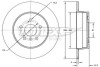 Фото автозапчасти диск гальмівний (задній) MB A-class (W169)/B (W245) 04-12 (258х8) TOMEX TX7268 (фото 1)