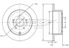 Фото автозапчасти диск гальмівний (задній) Mitsubishi Outlander/Citroen C-Crosser 06- (302x10) (з покриттям) (повний) TOMEX TX7316 (фото 1)