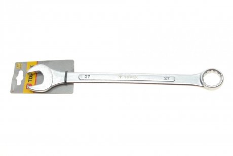 Ключ ріжково-накидний 27 mm L-310 mm Topex 35D394