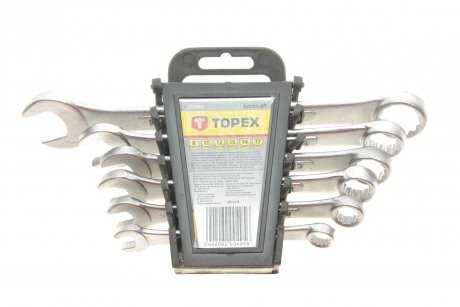 Набір ключів ріжково-накидних 8-17 mm 6 од. Topex 35D397