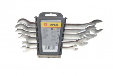 Набор ключей гаечных (6шт) (6x17mm) Topex 35D655