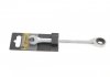 Ключ рожково-накидный с трещоткой 12 mm 48 зуб. L-165 mm Topex 35D747 (фото 2)