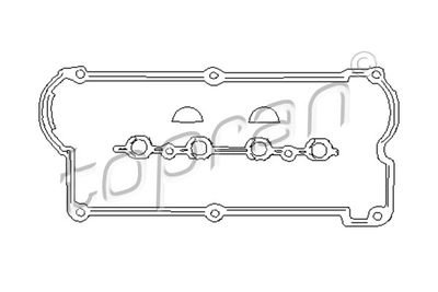 Фото автозапчасти комплект прокладок клапанной крышки AUDI 100, 80; SEAT CORDOBA, IBIZA II, TOLEDO I; Volkswagen GOLF II, GOLF III, JETTA II, PASSAT 1.8/2.0 02.86-08.99 TOPRAN 100 271