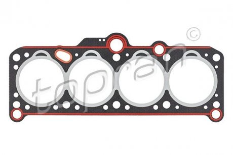 Фото автозапчасти прокладка головки блока цилиндров (толщина: 1,57 мм) AUDI 80; Volkswagen GOLF II, JETTA II, PASSAT 1.6D 08.80-09.93 TOPRAN 101413