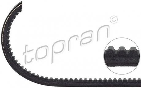 Клиновый ремень (ширина 13, длина 950) FORD SCORPIO I; SEAT TOLEDO I; Volkswagen GOLF II, JETTA II, PASSAT 1.0-2.5D 08.83-03.99 TOPRAN 101499