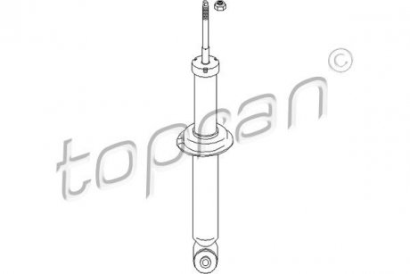 Фото автозапчастини амортизатор задний масляный Audi 80 80-91 TOPRAN 104 160 CN5