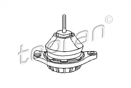 Подушка двигуна права AUDI 80 1.6/1.9D/2.0 09.91-01.96 TOPRAN 104399 (фото 1)
