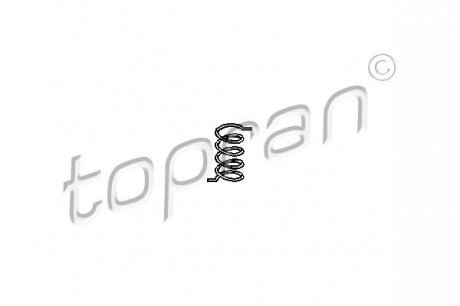 Фото автозапчастини пружинний фіксатор SEAT ALHAMBRA, CORDOBA, CORDOBA VARIO, IBIZA II; Volkswagen POLO, POLO III, POLO III CLASSIC, SHARAN 02.93-03.10 TOPRAN 109 726