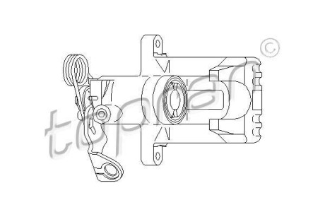 Фото автозапчасти гальмівний супорт TOPRAN 110285