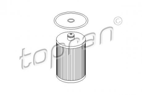Топливный фильтр Volkswagen LT 28-35 II, LT 28-46 II 2.8D 05.01-07.06 TOPRAN 111167