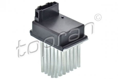 Переключатель вентилятора салона (резистор) AUDI A6 C5 1.8-3.0 01.97-01.05 TOPRAN 111875 (фото 1)