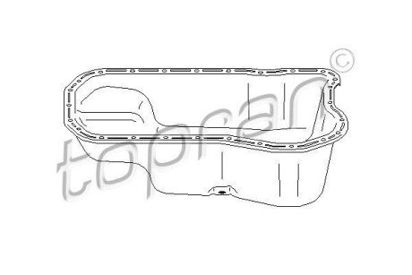 Фото автозапчасти масляний піддон TOPRAN 113274