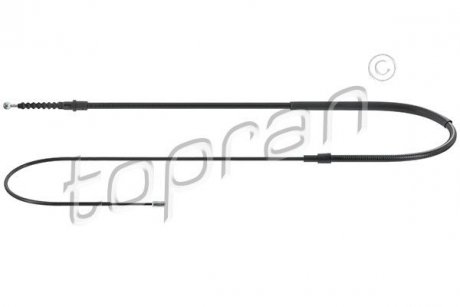 Трос стояночных тормозов задний левая/правая Volkswagen JETTA IV 1.2-2.5 04.10- TOPRAN 115122 (фото 1)
