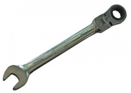 Ключ комбинированный трещоточный с карданом 19мм TOPRAN 1165FM19 (фото 1)