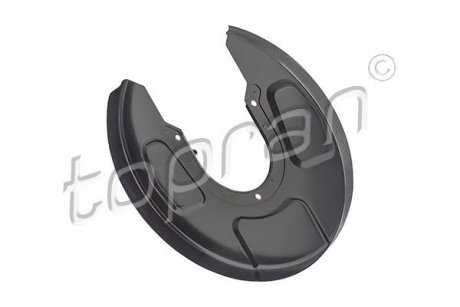 Верхняя часть защиты тормозного диска задняя левая FORD GALAXY; SEAT ALHAMBRA; Volkswagen SHARAN 1.8-2.8 03.95-03.10 TOPRAN 116829