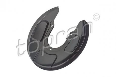 Верхняя часть защиты тормозного диска задний правая FORD GALAXY; SEAT ALHAMBRA; Volkswagen SHARAN 1.8-2.8 03.95-03.10 TOPRAN 116830