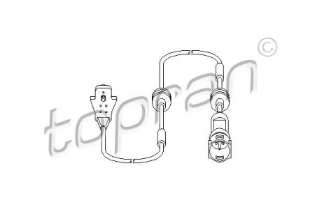 Датчик износа тормозных колодок OPEL OMEGA B 2.0-3.2 03.94-07.03 TOPRAN 203971