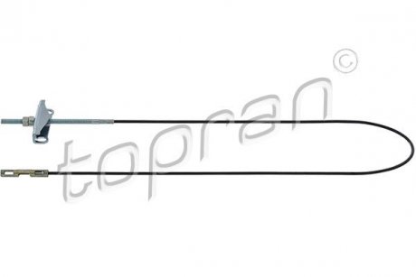 Трос стояночных тормозов средний (1083мм) FORD TRANSIT 2.0D/2.3/2.4D 01.00-05.06 TOPRAN 304334 (фото 1)