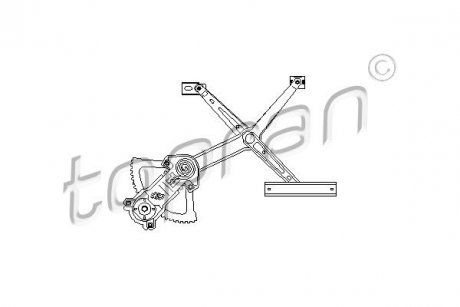 Фото автозапчасти стеклоподъемник передняя правая (ручной, количество дверей: 4) MERCEDES E T-MODEL (S124), E (W124), KOMBI T-MODEL (S124), SEDAN (W124) 01.85-06.96 TOPRAN 401428
