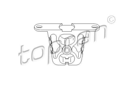 Фото автозапчасти елемент випускної системи TOPRAN 500182