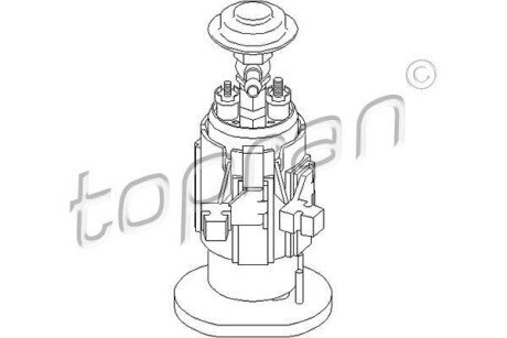 Фото автозапчастини насос палива TOPRAN 500815