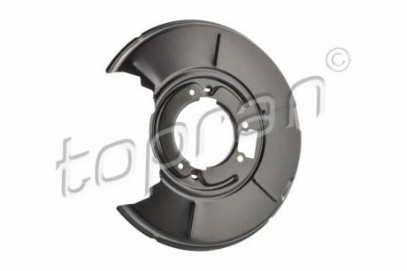Верхня частина захисту гальмівного диску задній ліва BMW 3 (E36), 3 (E46), Z4 (E85), Z4 (E86) 1.6-3.0 09.90-02.09 TOPRAN 503010 (фото 1)