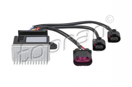 Резистор вентилятора радіатора AUDI A4, A5, A6, A7, Q3, Q5 1.4-3.2 10.07- TOPRAN 629 451 (фото 1)